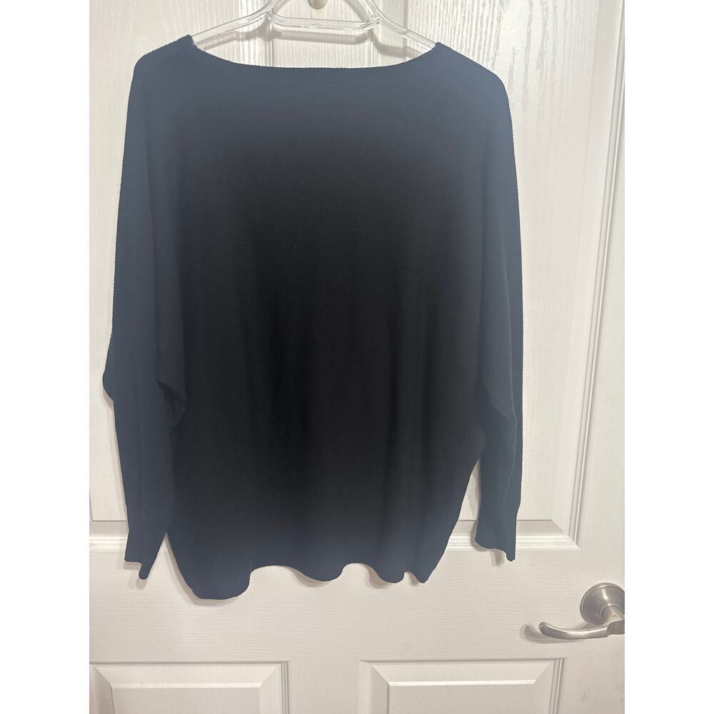 Aaeda Felted Floral Dolman Sleeve Sweater Embroidered Size Large Whimsical - Picture 6 of 12